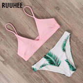 RUUHEE Μπικίνι Push Up Μαγιό Γυναικεία Μασίφ Σετ Micro Bikini 2019 Γυναικεία μαγιό με επένδυση καλοκαιρινά μπικίνια παραλίας