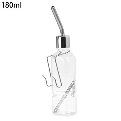 Új 180 ml/350 ml-es kisállat-adagoló Tartós függő itató tengerimalac vízetető hörcsög kulacs kisállat automata itató eszköz