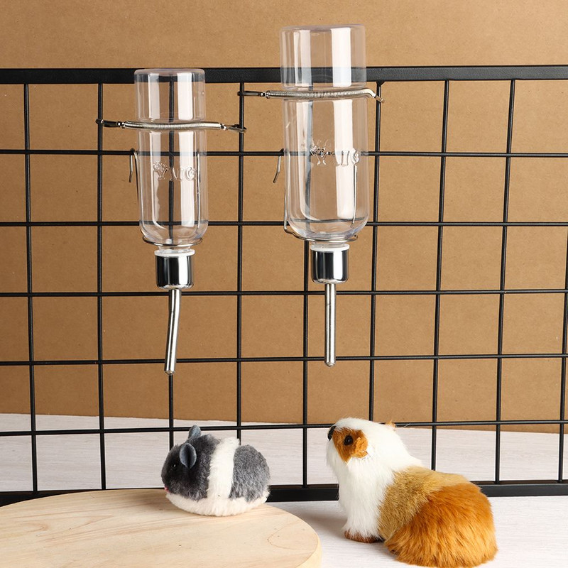 Új 180 ml/350 ml-es kisállat-adagoló Tartós függő itató tengerimalac vízetető hörcsög kulacs kisállat automata itató eszköz