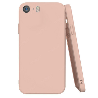 За капак iPhone 5 Калъф за Apple iPhone 5 5S SE 2016 Capa New Liquid Silicone Phone Bumper TPU Soft Cover за iPhone 5 Fundas