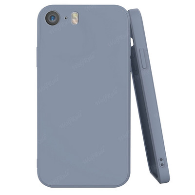 За капак iPhone 5 Калъф за Apple iPhone 5 5S SE 2016 Capa New Liquid Silicone Phone Bumper TPU Soft Cover за iPhone 5 Fundas