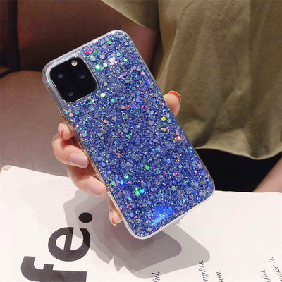 Θήκη Glitter Sequins Για iPhone 14 13 12 11 Pro Max Plus Πολυτελές κάλυμμα από εποξειδικό κρύσταλλο για iPhone XR X XS 6 7 8 SE 2022 Fundas