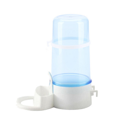 Bird Water Drinker Feeder Container Automatic Birdcage Bottle Water Plastic Transparent Bird Drinking Fountain Dispenser Parrot