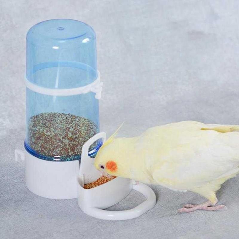 Bird Water Drinker Feeder Container Automatic Birdcage Bottle Water Plastic Transparent Bird Drinking Fountain Dispenser Parrot