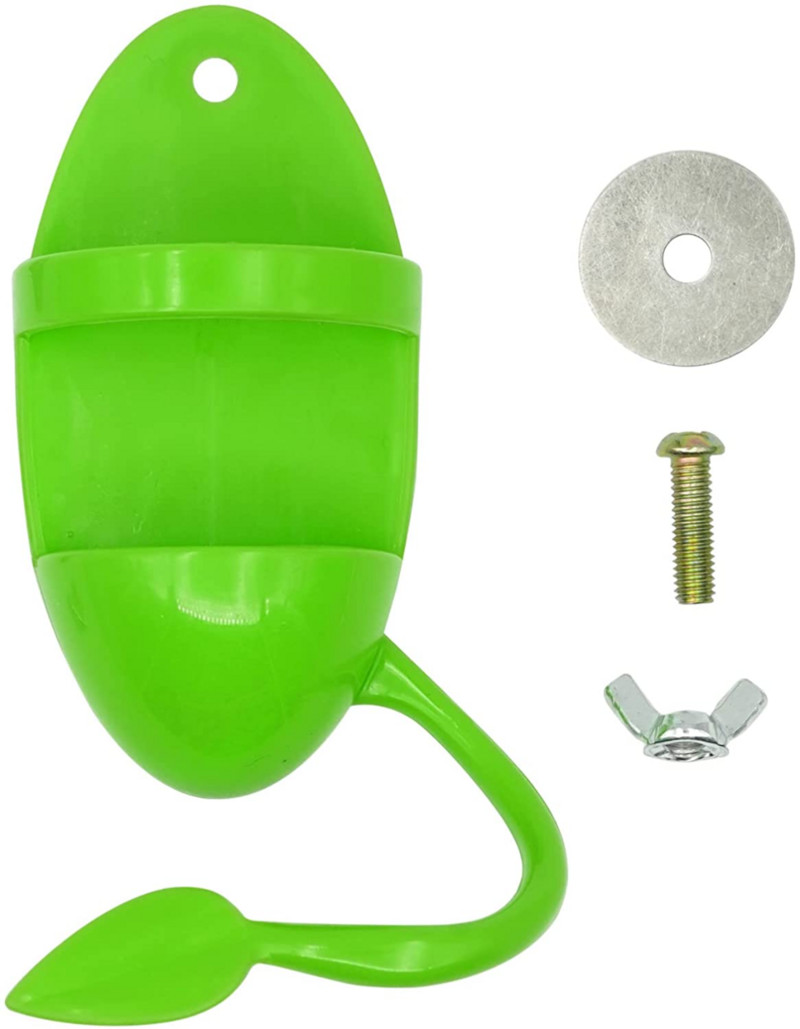 Παπαγάλος τροφοδότης Διασκεδαστικός τροφοδότης πουλιών Κλουβί τροφοδότης παπαγάλος που ταΐζει παιχνίδι Πλαστικό προμήθειες τροφοδοσίας κατοικίδιων παπαγάλων τροφοδοσία παπαγάλων παιχνιδιών Πλαστική βάση πουλιών