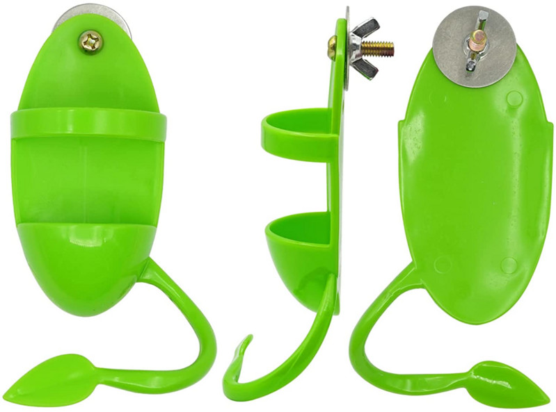 Παπαγάλος τροφοδότης Διασκεδαστικός τροφοδότης πουλιών Κλουβί τροφοδότης παπαγάλος που ταΐζει παιχνίδι Πλαστικό προμήθειες τροφοδοσίας κατοικίδιων παπαγάλων τροφοδοσία παπαγάλων παιχνιδιών Πλαστική βάση πουλιών