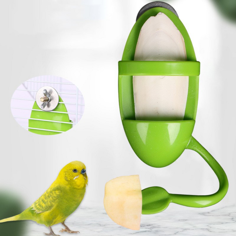 Παπαγάλος τροφοδότης Διασκεδαστικός τροφοδότης πουλιών Κλουβί τροφοδότης παπαγάλος που ταΐζει παιχνίδι Πλαστικό προμήθειες τροφοδοσίας κατοικίδιων παπαγάλων τροφοδοσία παπαγάλων παιχνιδιών Πλαστική βάση πουλιών