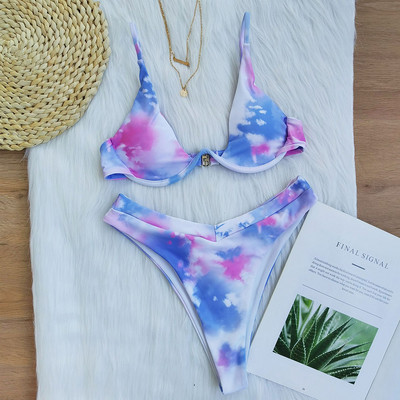 RUUHEE 2021 szexi bikini női brazil bikini push up fürdőruha párnázott magas szabású fürdőruha Strandruha fürdőruha bikini női