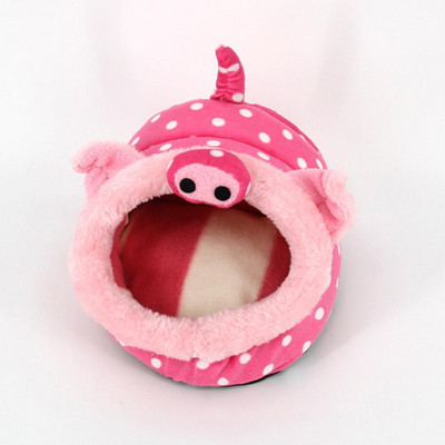 Σπίτι για μικρό κατοικίδιο για αρουραίους για αξεσουάρ χάμστερ Χειμώνας ζεστό κρεβάτι ποντίκι Βαμβακερό σπίτι Μικρή φωλιά ζώων για τρωκτικό Φράτσι για αρουραίους ινδικού χοιριδίου