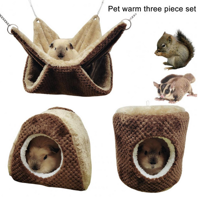 Mókuságy Stílusos szórakoztató hörcsög függőágy tengerimalac sündisznó kisállat ágy párna görények patkány számára