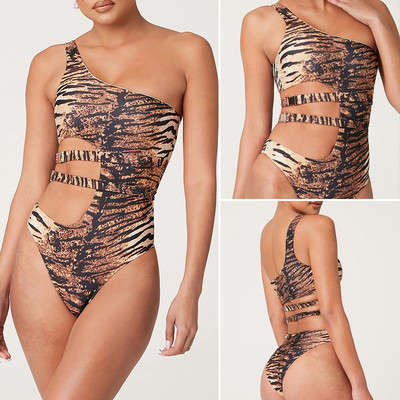 RUUHEE egyrészes fürdőruha fürdőruha női patchwork body 2020 cipzáras fürdőruha női nyári strandruha Monokini biquini