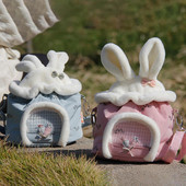 Χαριτωμένη φωλιά κατοικίδιων Αξεσουάρ τσάντας ινδικού χοιριδίου, βελούδινα κατοικίδια, σχήμα αυτιών κουνελιού