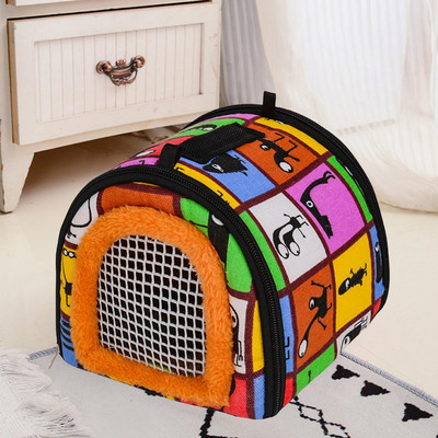 Hedgehog Travel Bag Portable Small Carrier Multifunction Μη κολλώδες Hair Hamster Chinchilla Rabbit Carrier