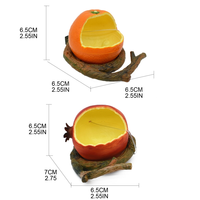 Plastična kutija za hranjenje papiga Pribor za hranjenje grana umjetnog voća Q84D