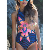 Női retro fürdőruha One Pieces ünnepi strandruha hát nélküli tervezői fürdőruha nyári szörföltözet