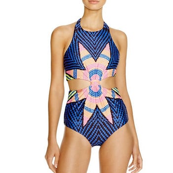 Γυναικείο ρετρό μαγιό One Pieces Holiday beachwear Εξώπλατο σχεδιαστή μαγιό Καλοκαιρινό σέρφινγκ