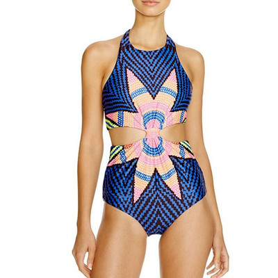 Női retro fürdőruha One Pieces ünnepi strandruha hát nélküli tervezői fürdőruha nyári szörföltözet