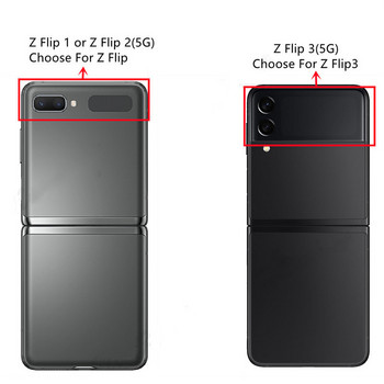 Εξαιρετικά λεπτά λουλούδια εκτύπωσης θήκη τηλεφώνου για Samsung Z Flip 3 5G Cartoon Clear Hard PC Αντικραδασμικό κάλυμμα Z Flip 4 Z3 Z4 Funda Coque