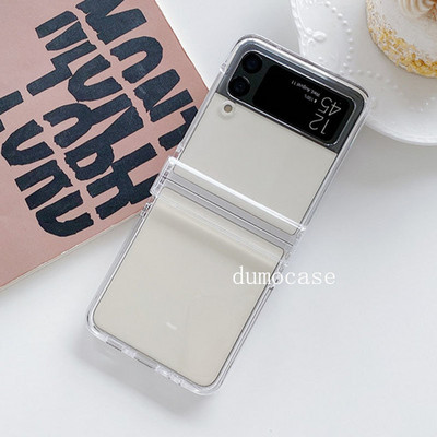 Θήκη καθρέφτη Glitter Love Heart για Samsung Galaxy Z Flip3 5G Zflip4 Laser Aurora Πλήρης Προστασία μεντεσέ Διαφανές κάλυμμα Z3