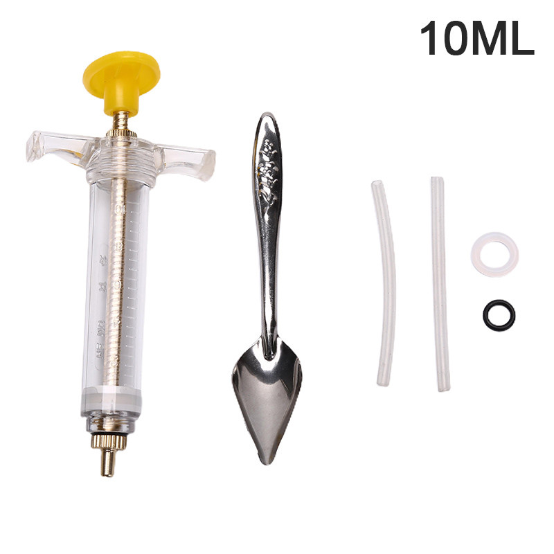 1 komplekt 10 ml 20 ml papagoi söötmissüstal voolik Papagoid linnusöötjad süstal Kvaliteetne lindude söötja rõdu süstla vooliku nõel