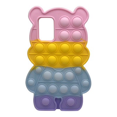 Θήκη Push Bubble για Xiaomi Mi 11 10T Lite Poco X3 M3 F3 Redmi 9A 9AT 9C 9 Note 9T 10 9 8 7 Pro Relieve Stress Pop Toys Fundas