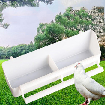 Parrot Birds Feeder Water Hanging Bowl Parakeet Feeder Εκτεταμένης χωρητικότητας Κουτί τροφίμων Κλουβί για κατοικίδια Πλαστικό δοχείο τροφίμων