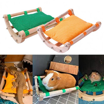 Аксесоари за уютна клетка Легло за малки животни Устойчив на ухапване Удобен хамак за домашни любимци Бурундук Пор Плъх Спално гнездо