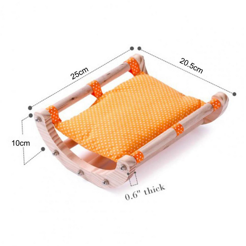 Dodaci za udoban kavez Krevet za male životinje Otporan na ugriz Udobna viseća mreža za kućne ljubimce Vjeverica Tvorica Štakor Gnijezdo za spavanje