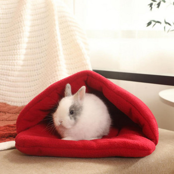 Меко легло за хамстер Аксесоари за клетка Легло за зайци Прекрасна форма Абсорбиращо потта Малък домашен любимец Топло гнездо за сън