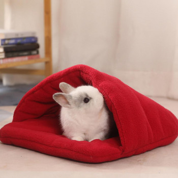 Меко легло за хамстер Аксесоари за клетка Легло за зайци Прекрасна форма Абсорбиращо потта Малък домашен любимец Топло гнездо за сън