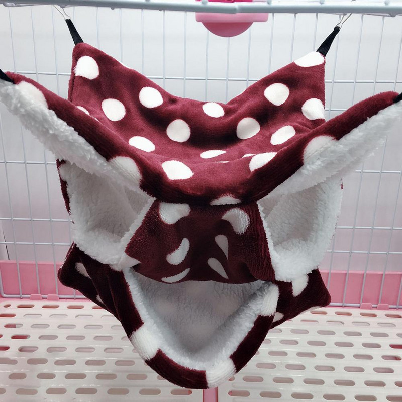 Viseći mali kućni ljubimac, hrčak, troslojni kavez, vreća za viseću mrežu, ljuljačka, krevet, kućica za spavanje