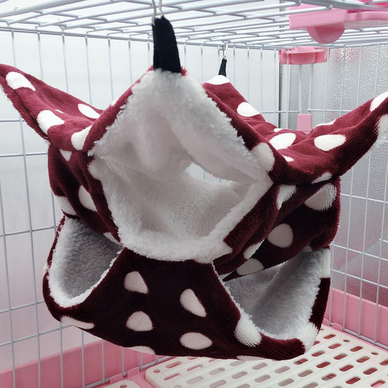 Viseći mali kućni ljubimac, hrčak, troslojni kavez, vreća za viseću mrežu, ljuljačka, krevet, kućica za spavanje