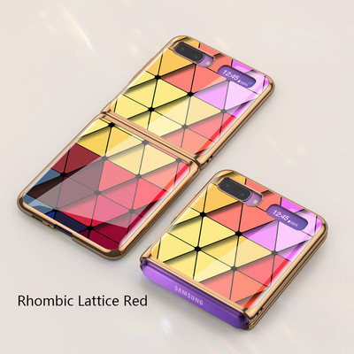 Νέα δημιουργική θήκη τηλεφώνου για Samsung Galaxy Z Flip Super Thin Luxury Elegant Fashion Anti Fall Full Protective Coque Funda