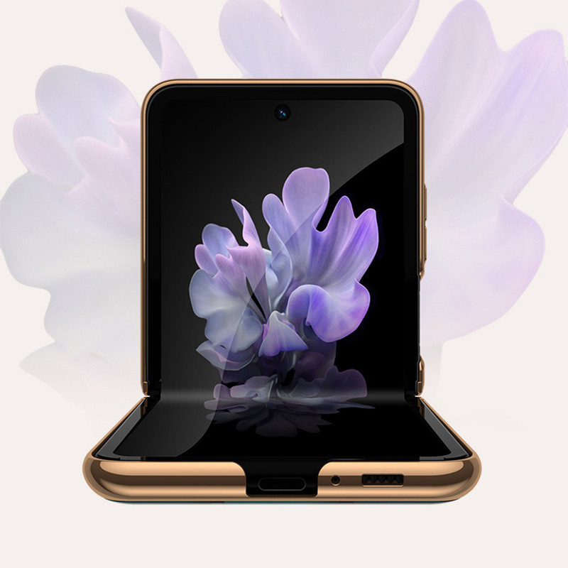 Νέα δημιουργική θήκη τηλεφώνου για Samsung Galaxy Z Flip Super Thin Luxury Elegant Fashion Anti Fall Full Protective Coque Funda