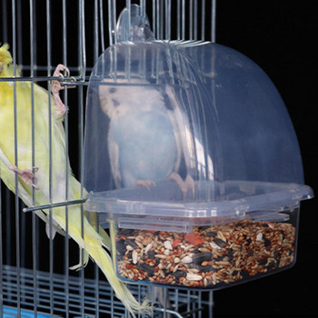 Полезен държач за храна, стояща еластична, екологична, лесно почистваща се издръжлива клетка за птици