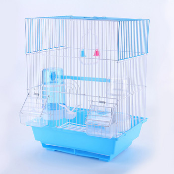 Автоматична хранилка за птици 400 мл Контейнер за напитка с вода Хранене за папагали Дозатор за съхранение на храна Клетка Поилка за птици Стоки за домашни любимци