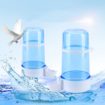 Automatic Bird Feeder 400ML Water Drink Container Parrot Food Feeding Storage Dispenser Cage Birds Waterer Pet Supplies