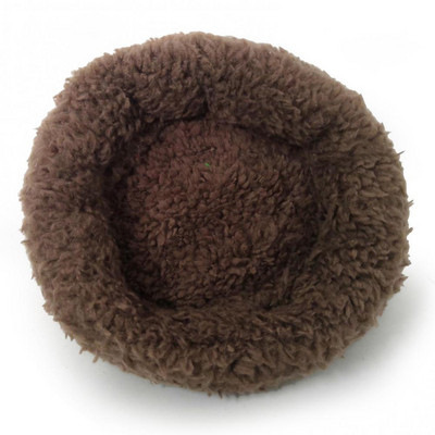 Гнездо за домашни любимци с кръгла форма Топла подложка за хамстер Арктическа кадифена възглавница Заек Подложка за папагал