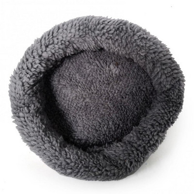 Гнездо за домашни любимци с кръгла форма Топла подложка за хамстер Арктическа кадифена възглавница Заек Подложка за папагал