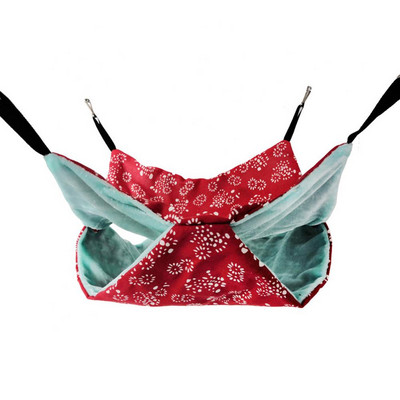 Meleg függőágy ágy fészek alvó kétrétegű függő kisállat hörcsög mókus házi kedvencek pamut hörcsög egér macskaágy