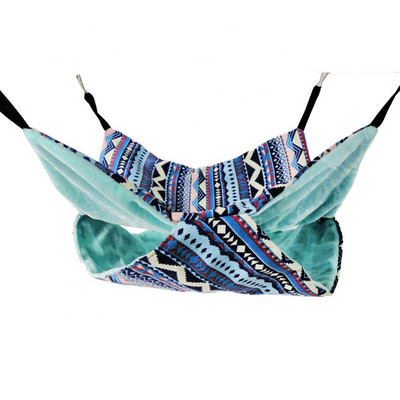 Meleg függőágy ágy fészek alvó kétrétegű függő kisállat hörcsög mókus házi kedvencek pamut hörcsög egér macskaágy