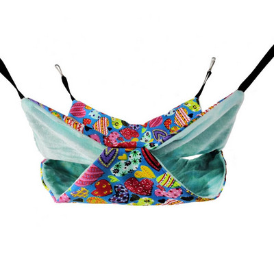 Meleg függőágy ágy fészek alvó kétrétegű függő kisállat hörcsög mókus házi kedvencek pamut hörcsög egér macskaágy