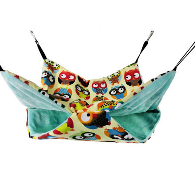 Meleg függőágy ágy fészek alvó kétrétegű függő kisállat hörcsög mókus házi kedvencek pamut hörcsög egér macskaágy