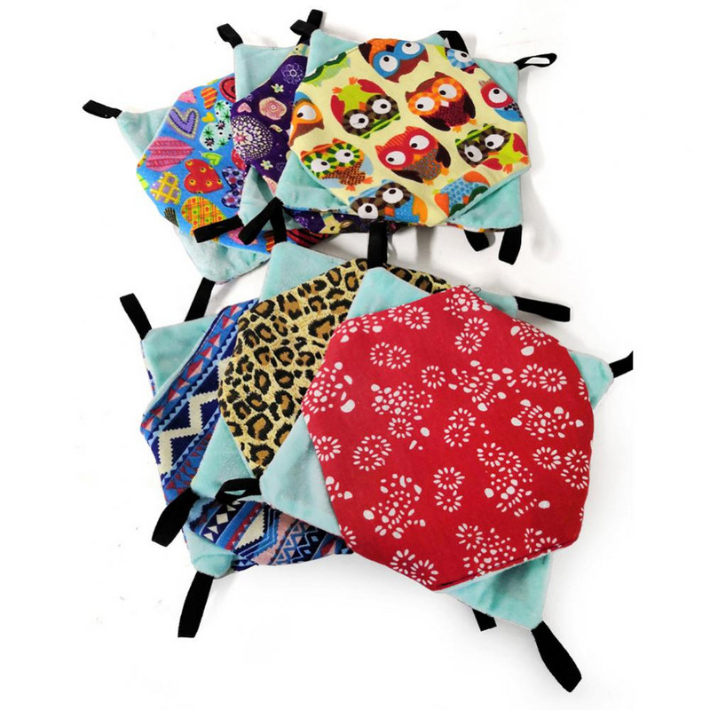 Meleg függőágy ágy fészek alvó kétrétegű függő kisállat hörcsög mókus házi kedvencek pamut hörcsög egér macskaágy