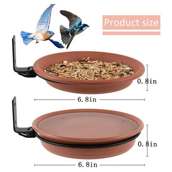 2 бр. Тава за хранене на колибри Външна хранилка за птици с голям капацитет Лесна инсталация със здрави скоби