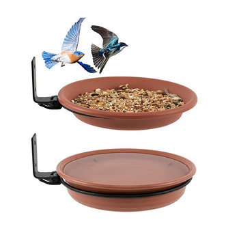 2 бр. Тава за хранене на колибри Външна хранилка за птици с голям капацитет Лесна инсталация със здрави скоби