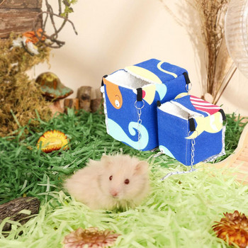 Hamster Nest Hung Soft Big Space Hamster Hammock Τρισδιάστατος καμβάς ανάπαυσης υποβρύχιος κόσμος για κατοικίδια για ινδικό χοιρίδιο
