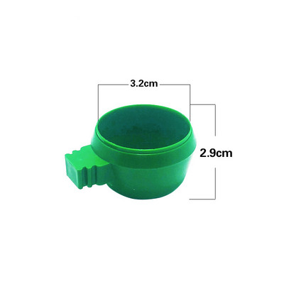 1kom Mini papiga za ptice Posuda s vodom Hranilica Plastična okrugla hranilica Golubovi Kavez za hrčke Viseće Boce s hranom za piće Potrepštine za kućne ljubimce