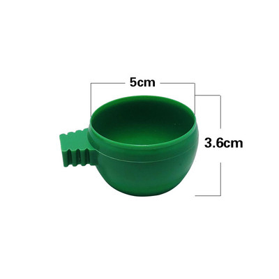 1kom Mini papiga za ptice Posuda s vodom Hranilica Plastična okrugla hranilica Golubovi Kavez za hrčke Viseće Boce s hranom za piće Potrepštine za kućne ljubimce