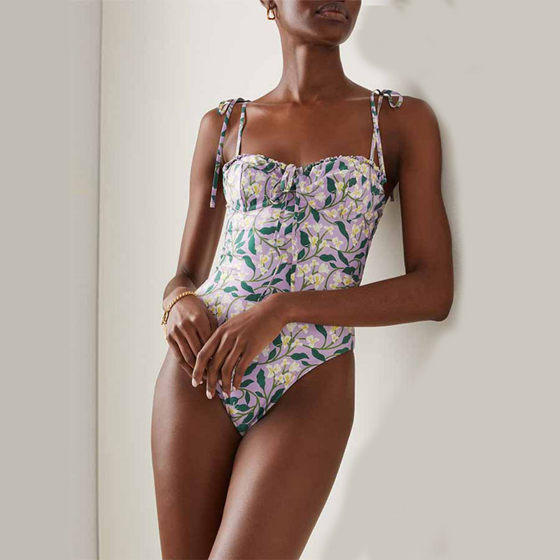 2022. Modni uski jednodijelni Push Up kupaći kostim Ženski bikini visokog struka bez leđa Odjeća za plažu Seksi elegantni bešavni patchwork